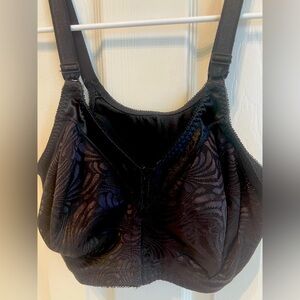 Bali Black Patterned Bra 40DD